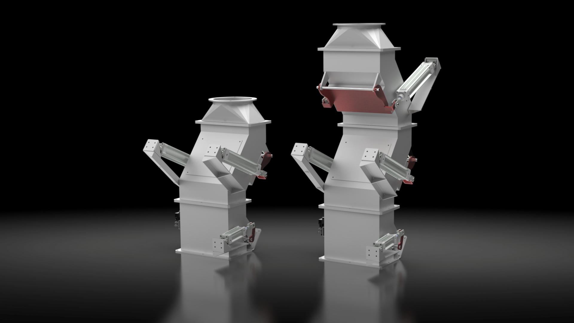 Magnetic Humps - Close-up of the magnetic plates capturing fine ferrous contaminants