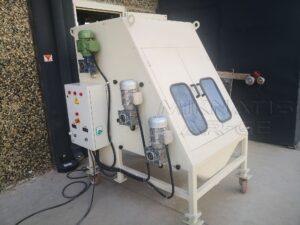 High Field Intensity Roll Magnetic Separator - Front View